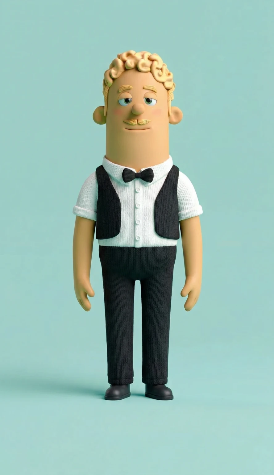3D animatie karakter staande man, AI video maken voor SaaS explainer